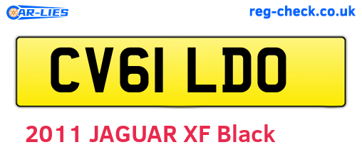 CV61LDO are the vehicle registration plates.
