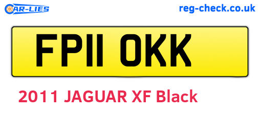 FP11OKK are the vehicle registration plates.