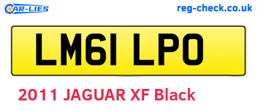 LM61LPO are the vehicle registration plates.