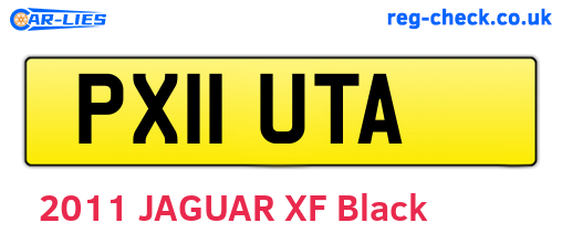 PX11UTA are the vehicle registration plates.