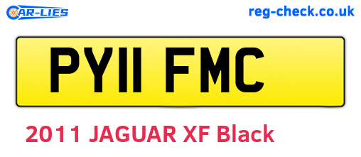 PY11FMC are the vehicle registration plates.