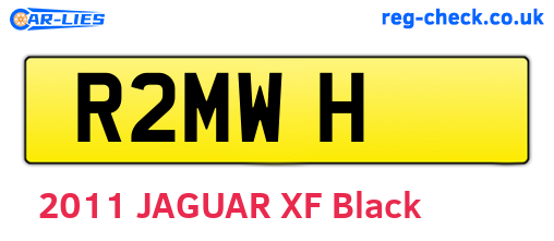 R2MWH are the vehicle registration plates.