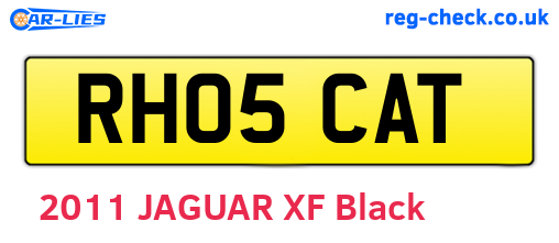 RH05CAT are the vehicle registration plates.