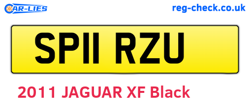SP11RZU are the vehicle registration plates.