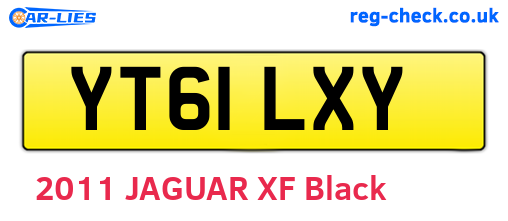YT61LXY are the vehicle registration plates.