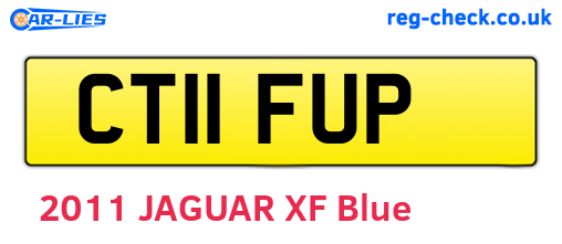 CT11FUP are the vehicle registration plates.
