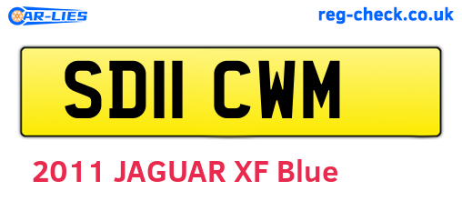 SD11CWM are the vehicle registration plates.