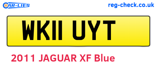 WK11UYT are the vehicle registration plates.