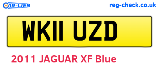 WK11UZD are the vehicle registration plates.