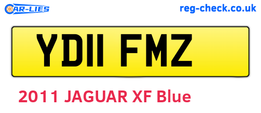 YD11FMZ are the vehicle registration plates.