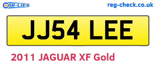 JJ54LEE are the vehicle registration plates.