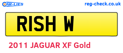 R1SHW are the vehicle registration plates.