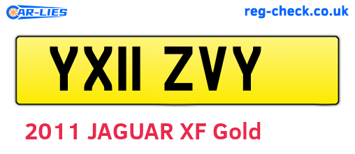 YX11ZVY are the vehicle registration plates.