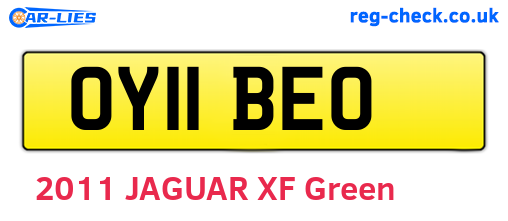 OY11BEO are the vehicle registration plates.