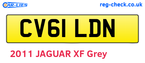 CV61LDN are the vehicle registration plates.
