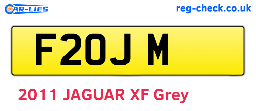 F2OJM are the vehicle registration plates.
