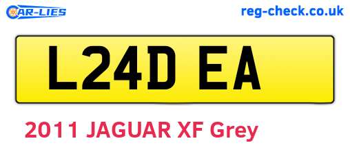 L24DEA are the vehicle registration plates.