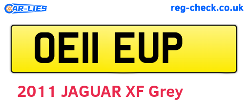 OE11EUP are the vehicle registration plates.