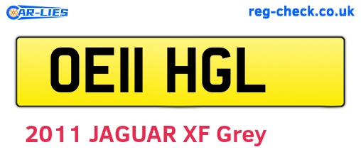 OE11HGL are the vehicle registration plates.