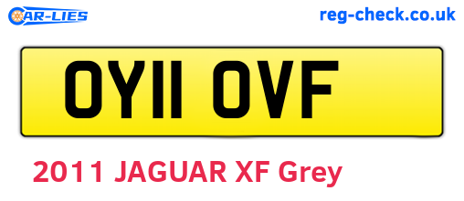 OY11OVF are the vehicle registration plates.