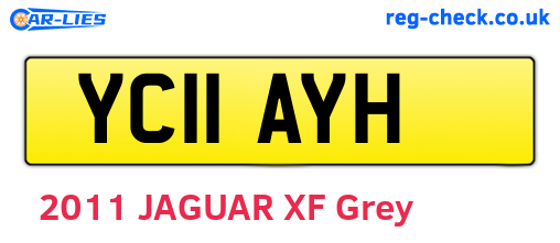 YC11AYH are the vehicle registration plates.