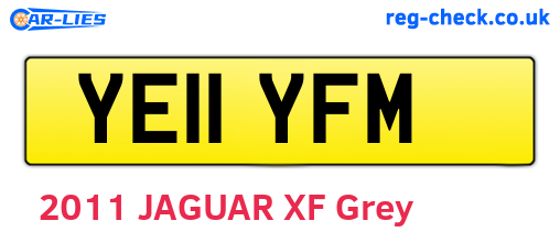 YE11YFM are the vehicle registration plates.