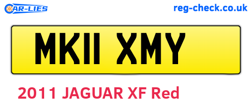 MK11XMY are the vehicle registration plates.