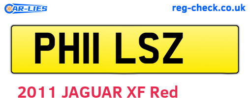 PH11LSZ are the vehicle registration plates.