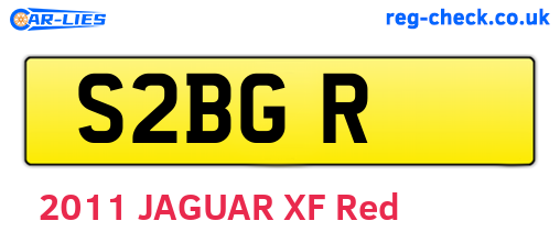 S2BGR are the vehicle registration plates.
