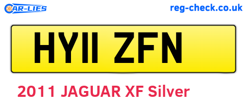HY11ZFN are the vehicle registration plates.