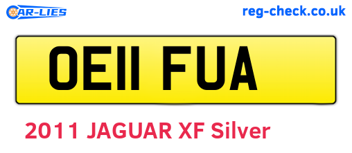 OE11FUA are the vehicle registration plates.