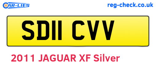 SD11CVV are the vehicle registration plates.