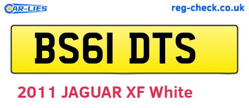 BS61DTS are the vehicle registration plates.