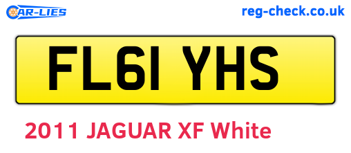 FL61YHS are the vehicle registration plates.