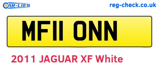 MF11ONN are the vehicle registration plates.