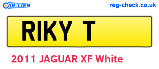 R1KYT are the vehicle registration plates.