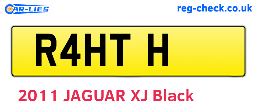 R4HTH are the vehicle registration plates.