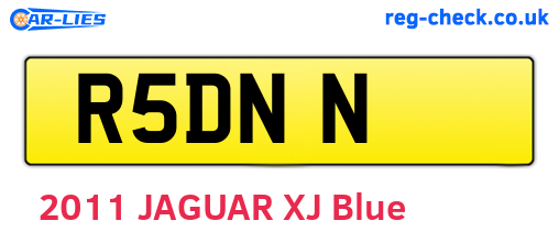 R5DNN are the vehicle registration plates.