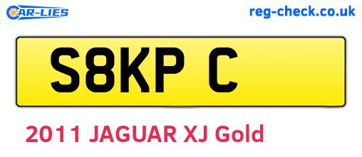 S8KPC are the vehicle registration plates.