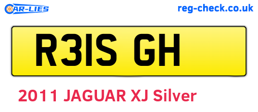 R31SGH are the vehicle registration plates.