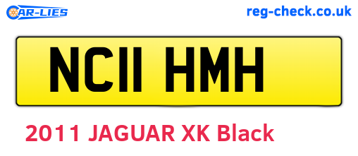 NC11HMH are the vehicle registration plates.