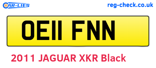 OE11FNN are the vehicle registration plates.