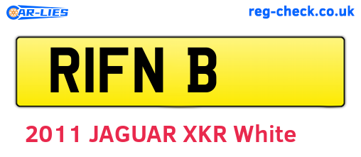 R1FNB are the vehicle registration plates.