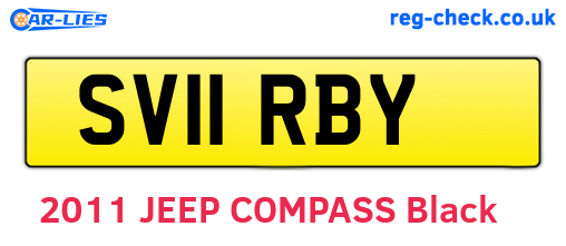 SV11RBY are the vehicle registration plates.