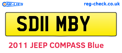 SD11MBY are the vehicle registration plates.