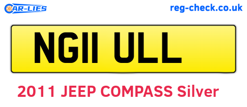 NG11ULL are the vehicle registration plates.
