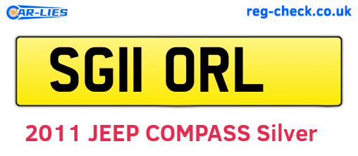 SG11ORL are the vehicle registration plates.