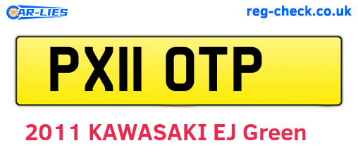 PX11OTP are the vehicle registration plates.