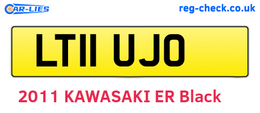 LT11UJO are the vehicle registration plates.