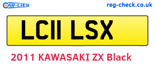 LC11LSX are the vehicle registration plates.